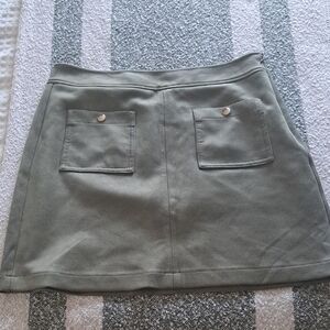 LOFT Olive Green Skirt